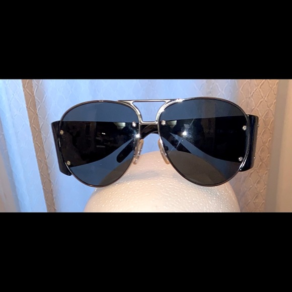 Lanvin  Black Avatar Sunglasses make in France - Picture 3 of 10